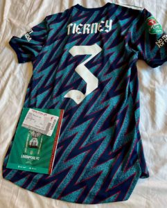 Tierney's Shirt with match ticket